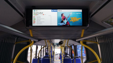 Fahrgast-TV: Infotainment in Münchens Stadtbussen