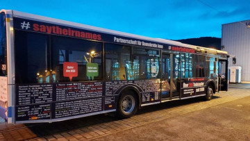 Jena: Mit einem Linienbus für Solidarität und gegen Rassismus 