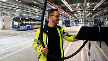 Elektromobilität: MVG hat neuen Busbetriebshof eröffnet
