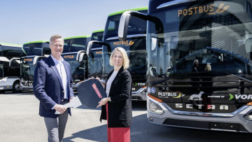 Überlandlinien: Postbus übernimmt Setra-Doppelstockbusse