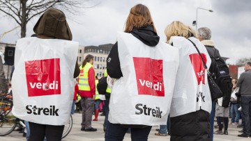 Verdi: Dreitägiger Streik in Schleswig-Holstein