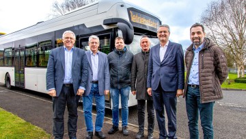 Mitarbeitende von Cottbusverkehr zu Besuch im Nordirischen Ballymena