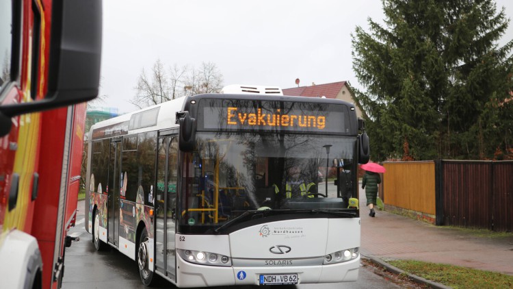 Evakuierung, Bus, Notfall