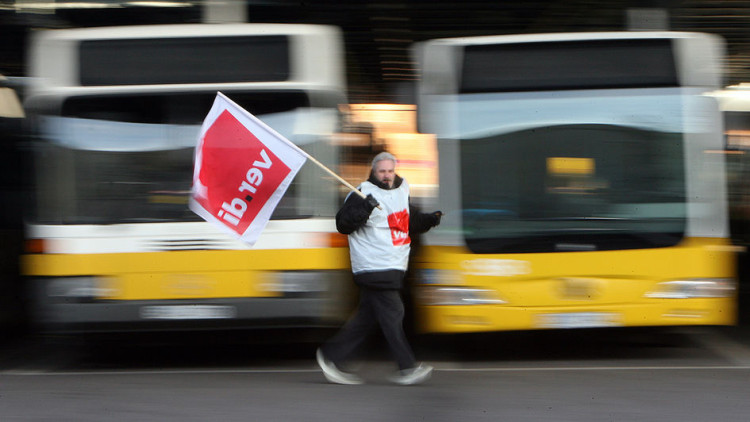 Tarifkonflikt: Verdi will Streiks vorbereiten
