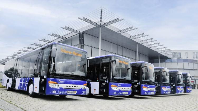 Setra: 25 neue Busse für Scherer Reisen
