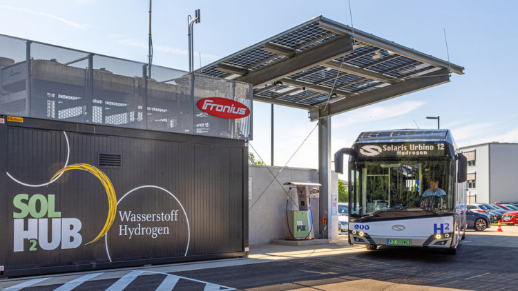 Testfahrt: Wasserstoffbus in Oberösterreich im Einsatz