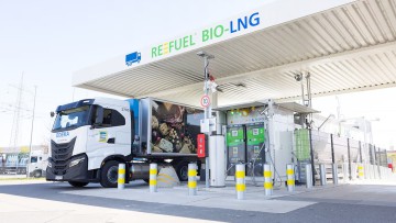 Edeka Bio-LNG-Tankstelle