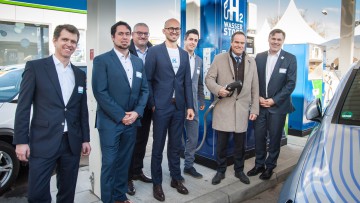 Eröffnung Wasserstofftankstelle in Heidelberg