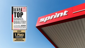 Sprint Tank erhält Auszeichnung von TESTBILD