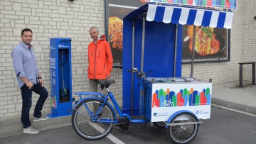 Westfalen-Tankstelle bietet erste Fahrrad-Servicestation in Gelsenkirchen