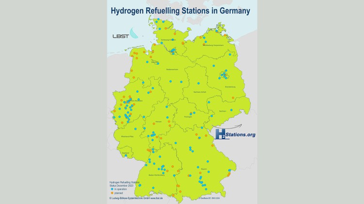 	
Wasserstofftankstellen Deutschland