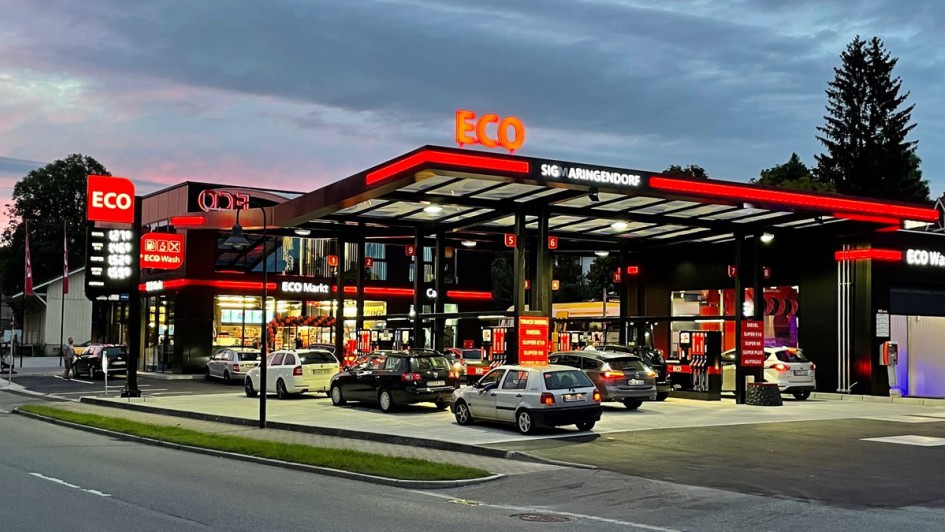 Wunderschne Eco Tankstelle Sigmaringen Fotosnull
