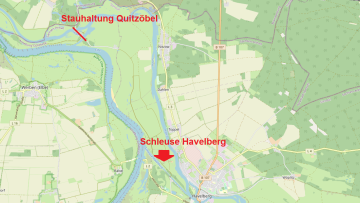 Karte Havelberg und Umgebung