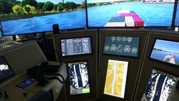 Simulator Binnenschiff
