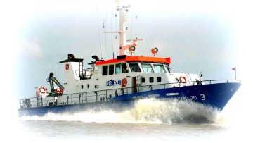 Wasserschutzpolizei-Schiff
