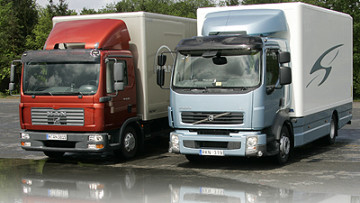 Vergleich MAN TGL 12.210 / Volvo FL240