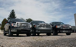 Test: US-Pickups Ford F-150, Dodge RAM und GMC Sierra