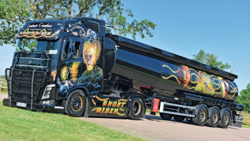 Showtruck Volvo FH: Ghost Rider