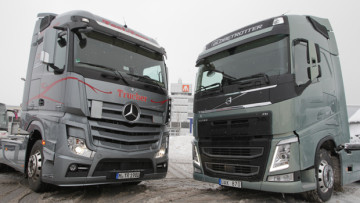 Exklusiv-Vergleich: Mercedes Actros gegen Volvo FH