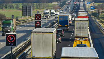 Überholverbot Lkw auf polnischen Autobahnen