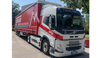 E-Lkw Volvo Trucks Gruber Logistics Brennertransit
