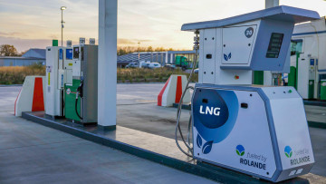 LNG Tankstelle Rolande Belgien HAbay