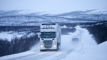 Winterreifen, Schweden, Schnee, Lkw