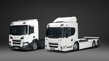 Scania, E-Lkw, Plug-in-Hybrid, Scania P 360 Plug-in-Hybrid und Scania 25 L BEV