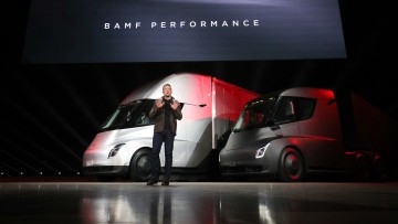 Elon Musk, Semi Truck, Tesla