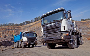 Scania: Überarbeitetes Kipper-Programm