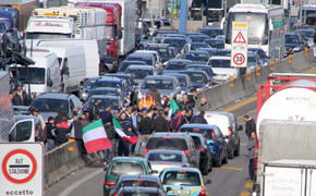 Italien: Streik der Transporteure