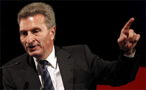 Oettinger: Sprit wird teurer