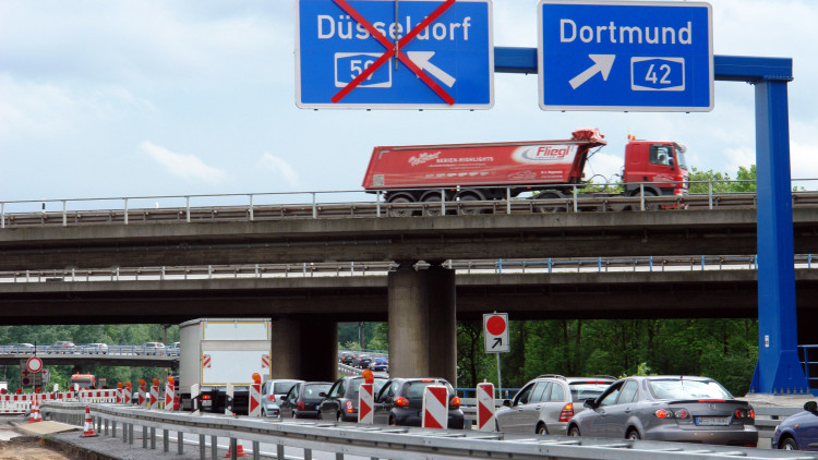 NRW rechnet mit etwa 140 Großbaustellen auf Autobahnen