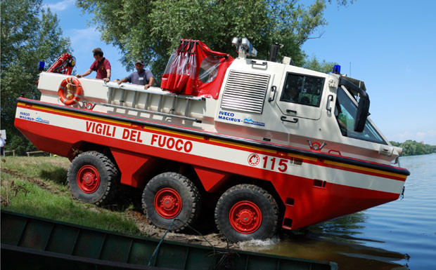 Amphibien-Truck von Iveco