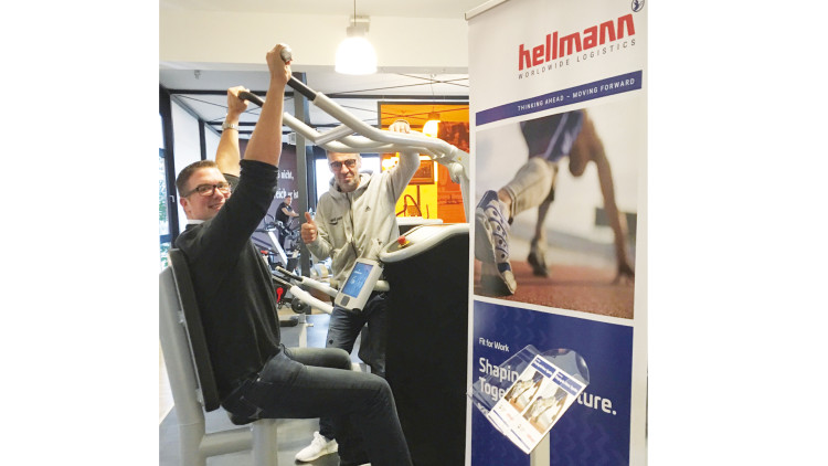 Fitness bei Hellmann Logistics