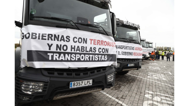 Lkw, Spanien, Proteste