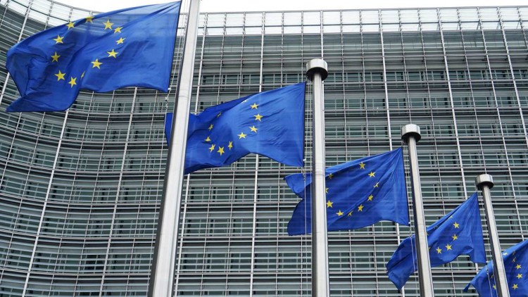 EU-Kommission, Europäische Kommission, Europa, Flaggen, Brüssel