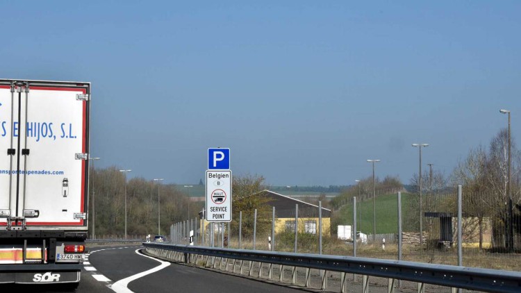 Lkw-Maut, Autobahn, Belgien