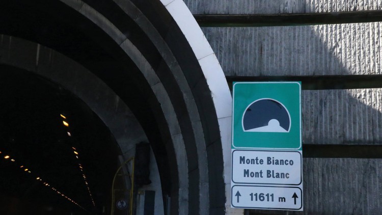 Der Tunnel am Mont Blanc