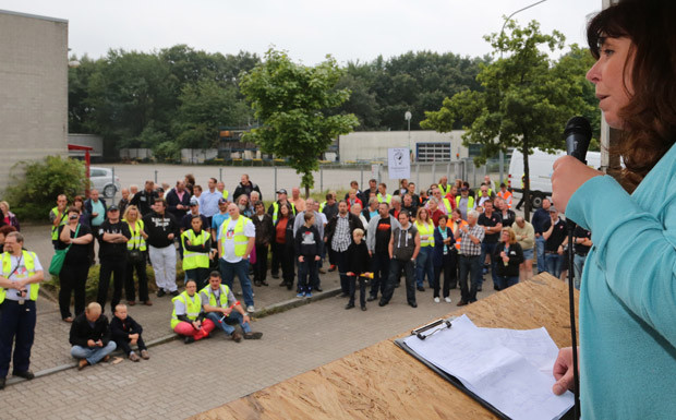Lübeck: Demonstration gegen Sozialdumping