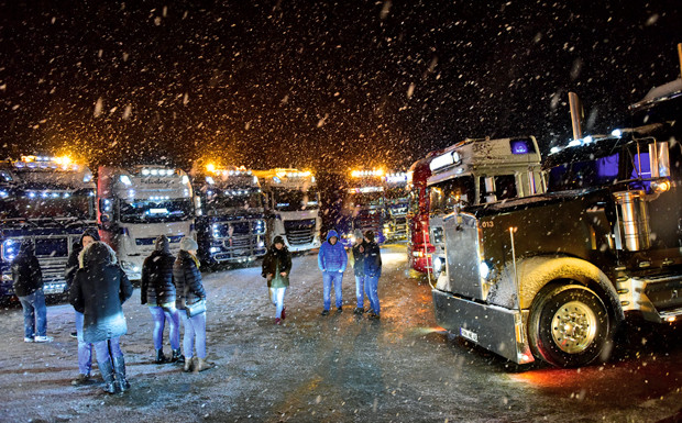 Truckertreffen Schönau: Winterfest