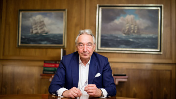 Bertram Rickmers, Chef des Schifffahrtsunternehmens Asian Spirit Steamship Company