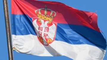 Serbische Fahne
