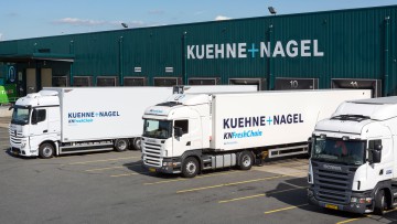 Kühne+Nagel, Landverkehr, Lkw, Kühllogistik