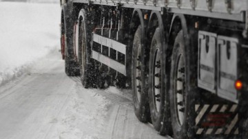 Winter, Reifen, Lkw, Schnee