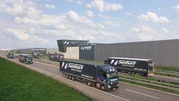 Lkw Seifert Logistic Group auf der Autobahn