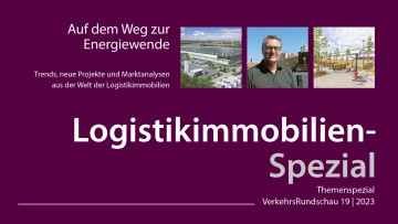 Titelbild "Logistikimmobilien-Spezial: Auf dem Weg zur Energiewende"