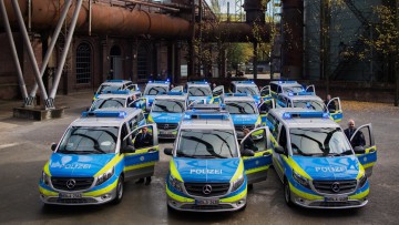 Die Polizei in NRW steigt auf Mercedes Vito um