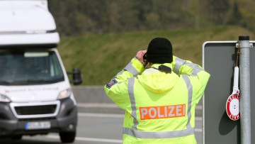 Polizeikontrolle, Polensprinter, Kleintransporter