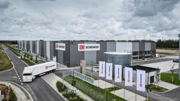 Neuer DB Schenker Standort Brickmannsdorf im Logistikpark Rostock
